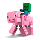 LEGO Pig with Zombie Baby Minecraft