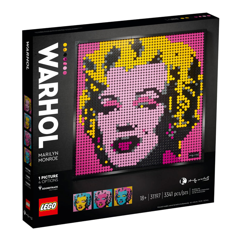 LEGO Andy Warhol's Marilyn Monroe LEGO Art