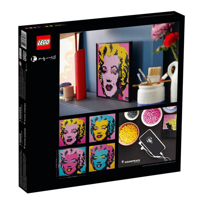 LEGO Andy Warhol's Marilyn Monroe LEGO Art