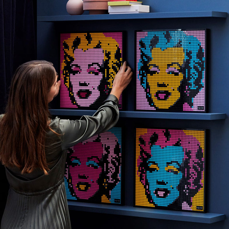 LEGO Andy Warhol's Marilyn Monroe LEGO Art