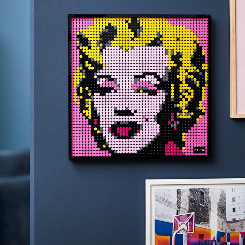 LEGO Andy Warhol's Marilyn Monroe LEGO Art