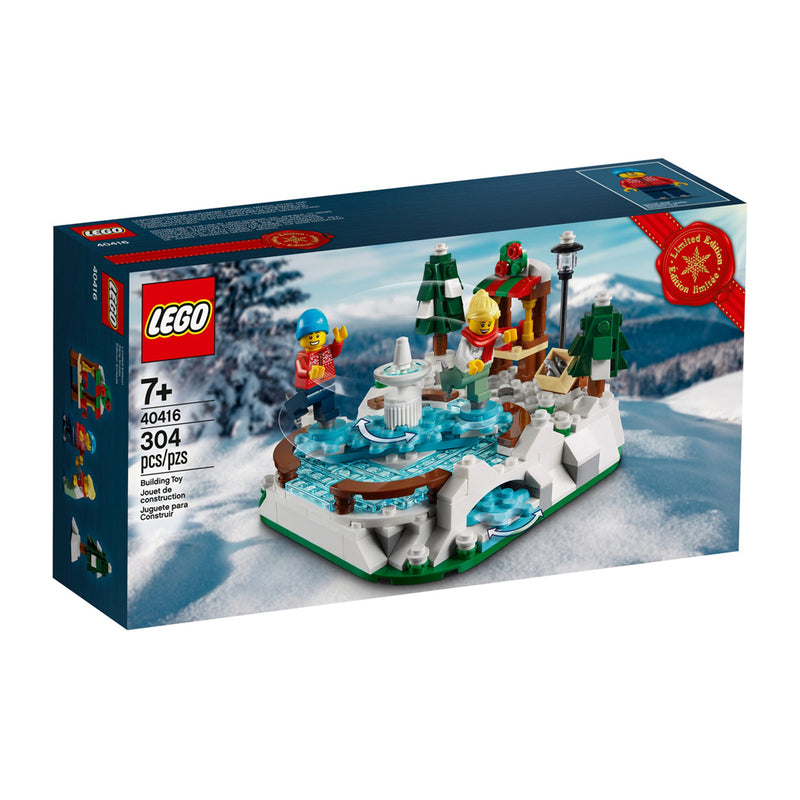 LEGO Ice Skating Rink Holiday