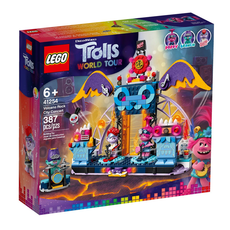 LEGO Volcano Rock City Concert Trolls