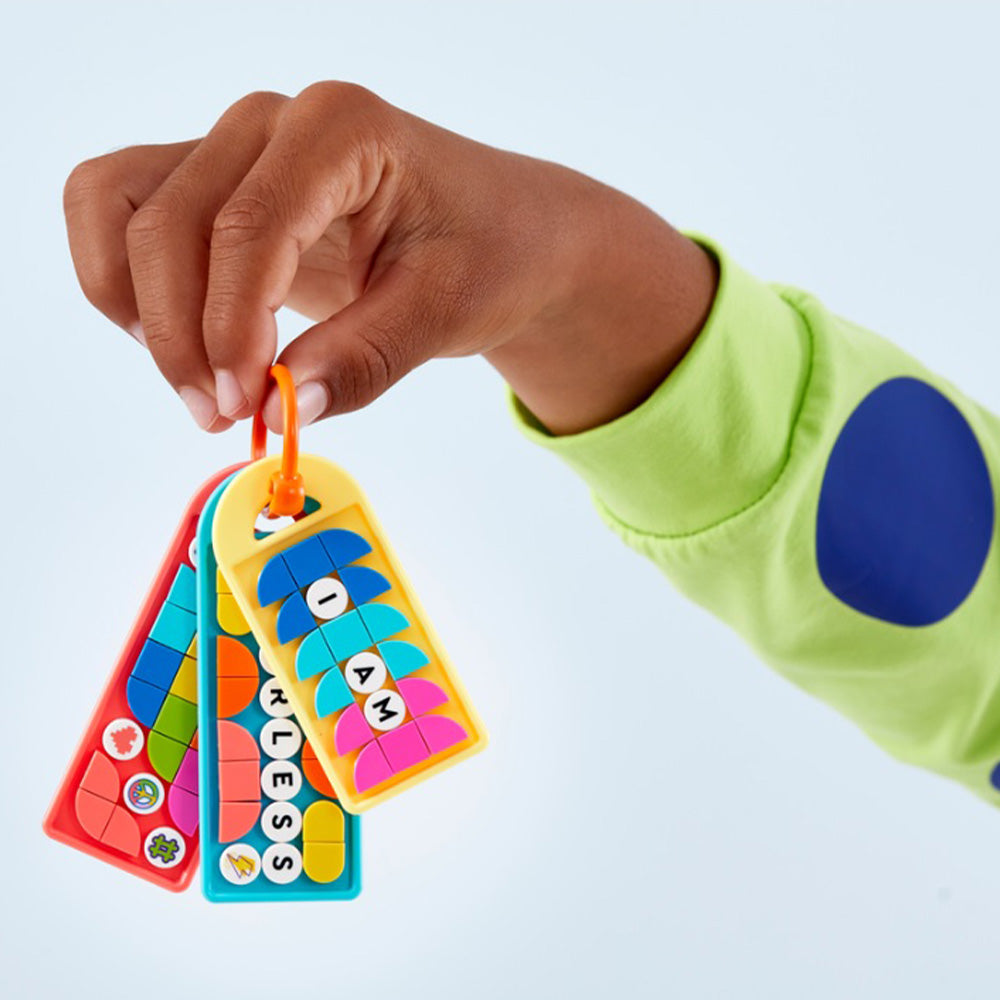 Lego dots bag tag online