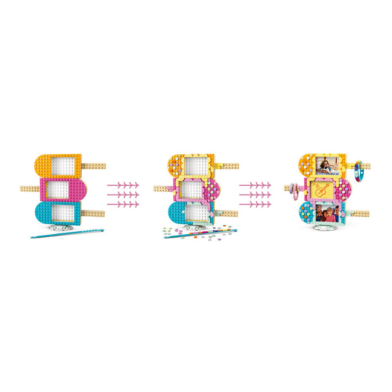LEGO Ice Cream Picture Frames & Bracelet DOTS