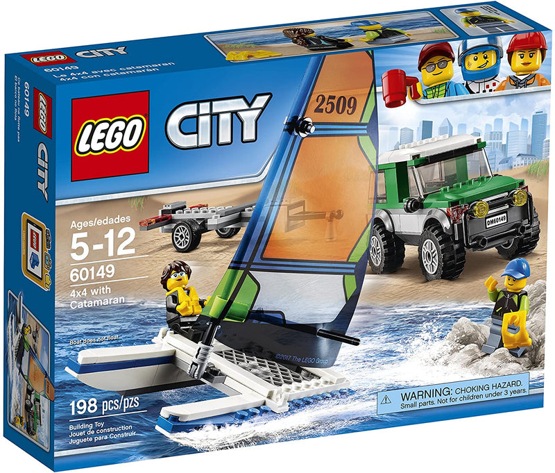 LEGO 4x4 with Catamaran City