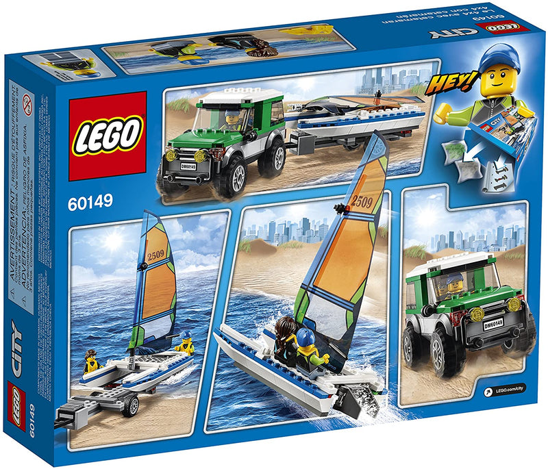 LEGO 4x4 with Catamaran City
