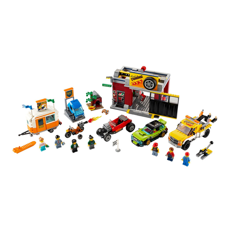 LEGO Tuning Workshop City