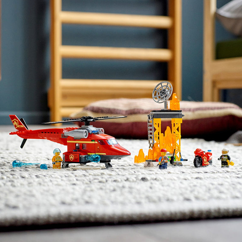 LEGO Fire Rescue Helicopter City