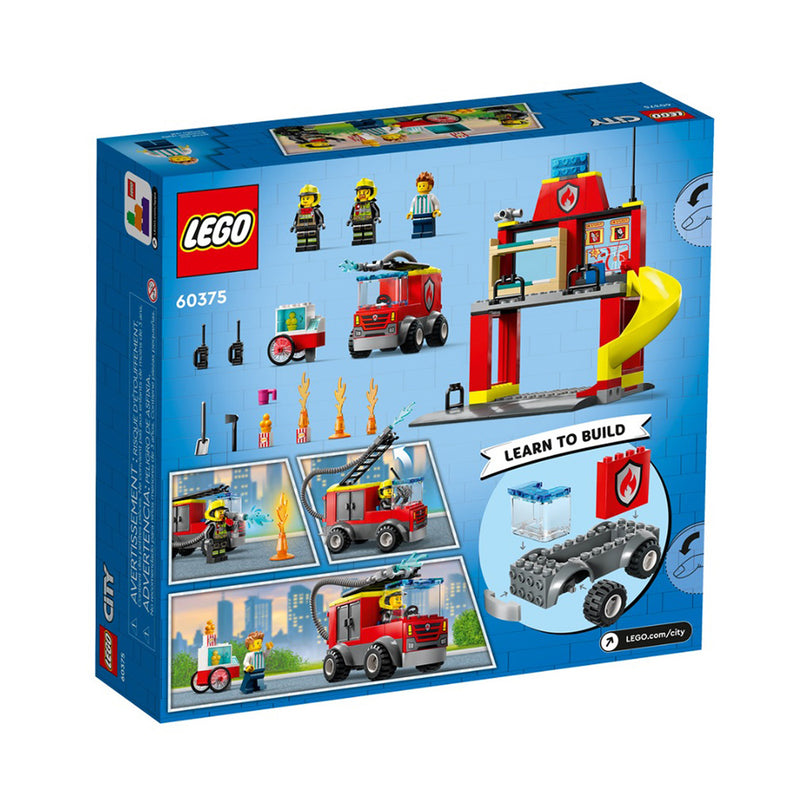 LEGO Fire Station and Fire Truck City