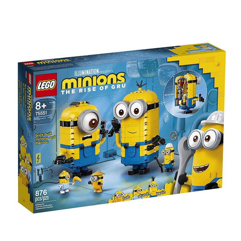 LEGO Brick-built Minions and their Lair Minions