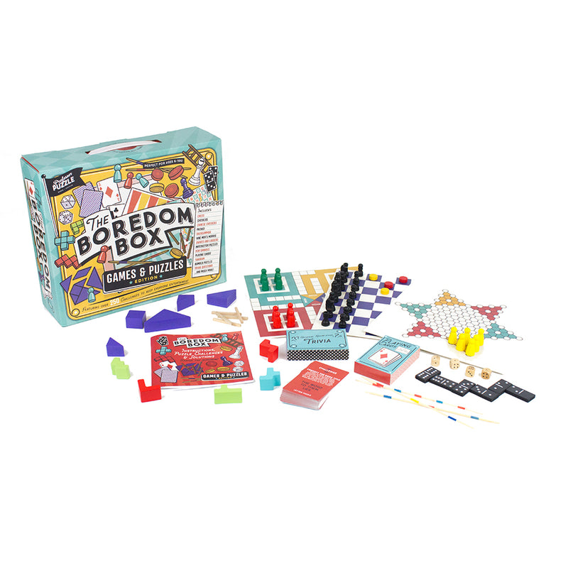 Professor Puzzle Indoor Boredom Busting Box Games & Puzzle Set