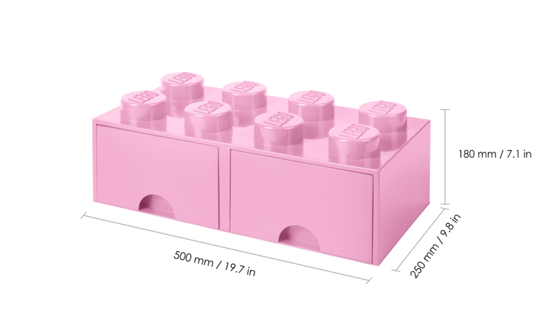 LEGO BRICK DRAWER 8 (2 DRAWERS)