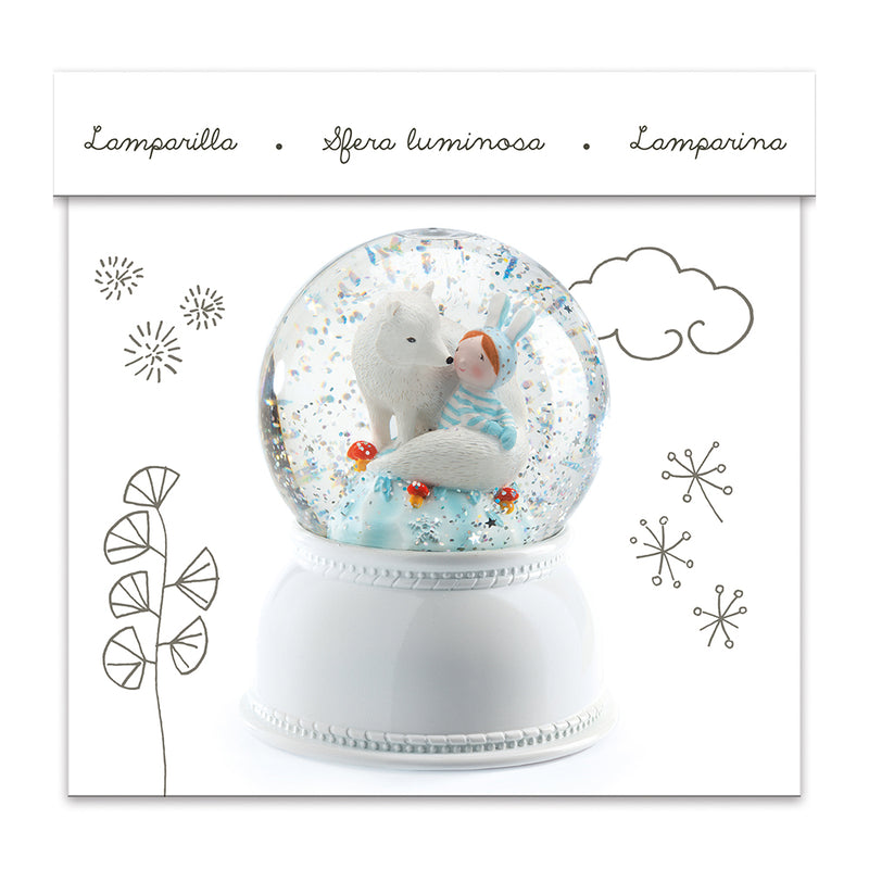 DJECO Lila & Pupi Snow Ball Night Lights