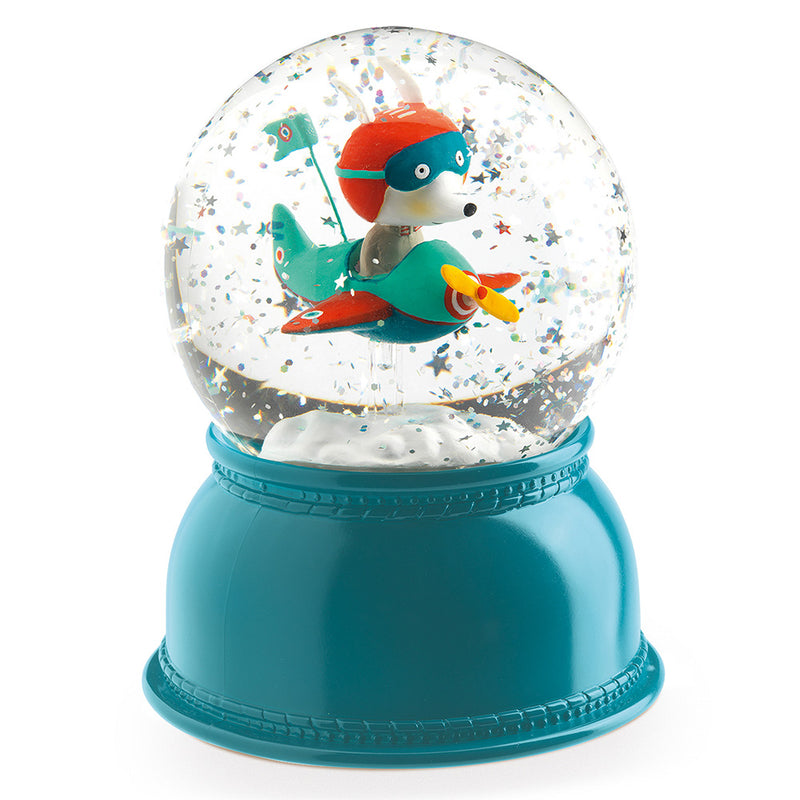 DJECO Airplane Snow Ball Night Lights