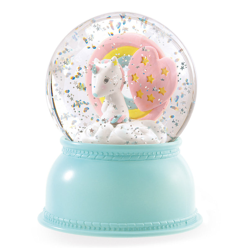 DJECO Unicorn Snow Ball Night Lights