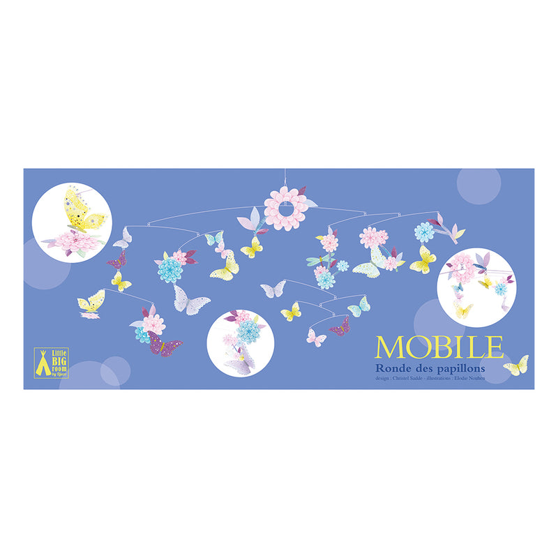 DJECO Butterfly Twirl FSC Paper Mobile