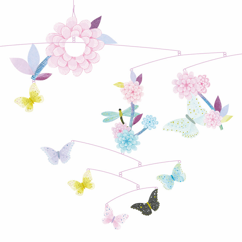 DJECO Butterfly Twirl FSC Paper Mobile