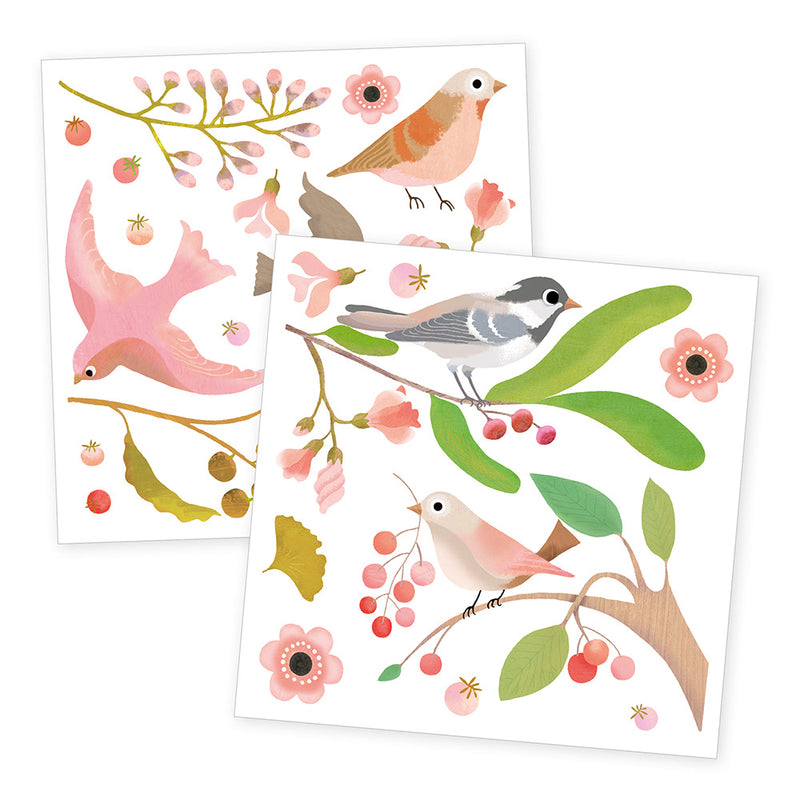 DJECO Romantic Birds Window Sticker