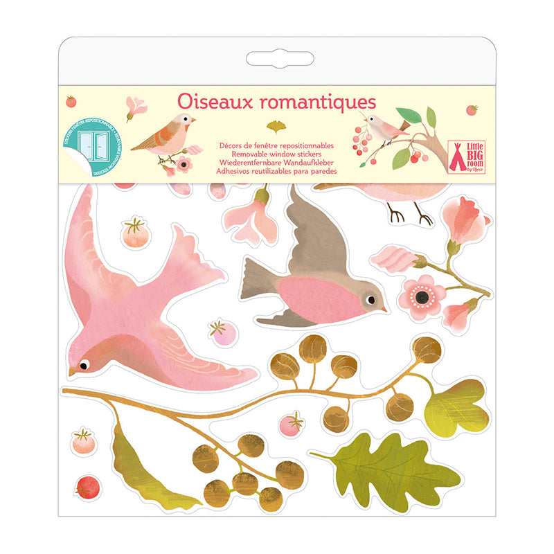 DJECO Romantic Birds Window Sticker