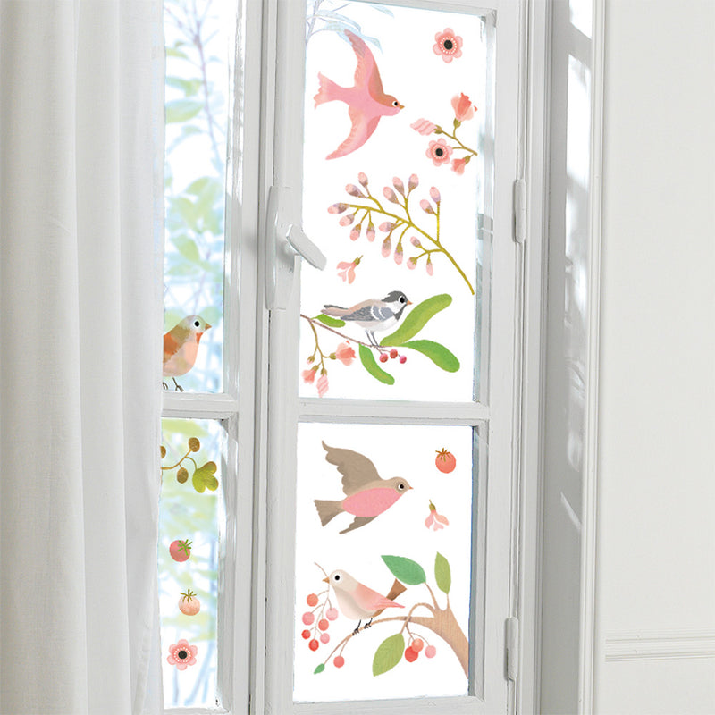 DJECO Romantic Birds Window Sticker