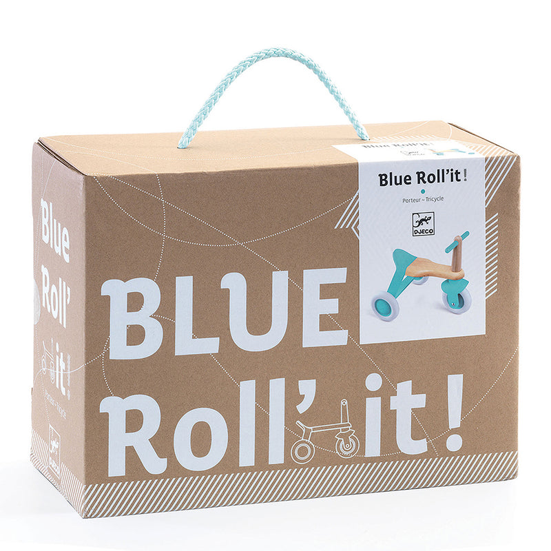 DJECO Blue Roll it Ride On - Early Years