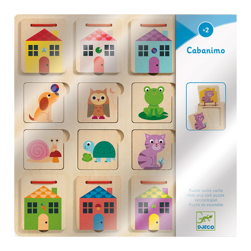 DJECO Cabanimo - Wooden Puzzles