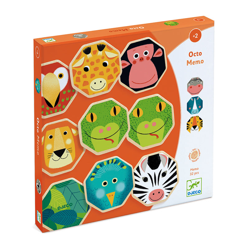 DJECO Octo Memo - Educational Wooden Games