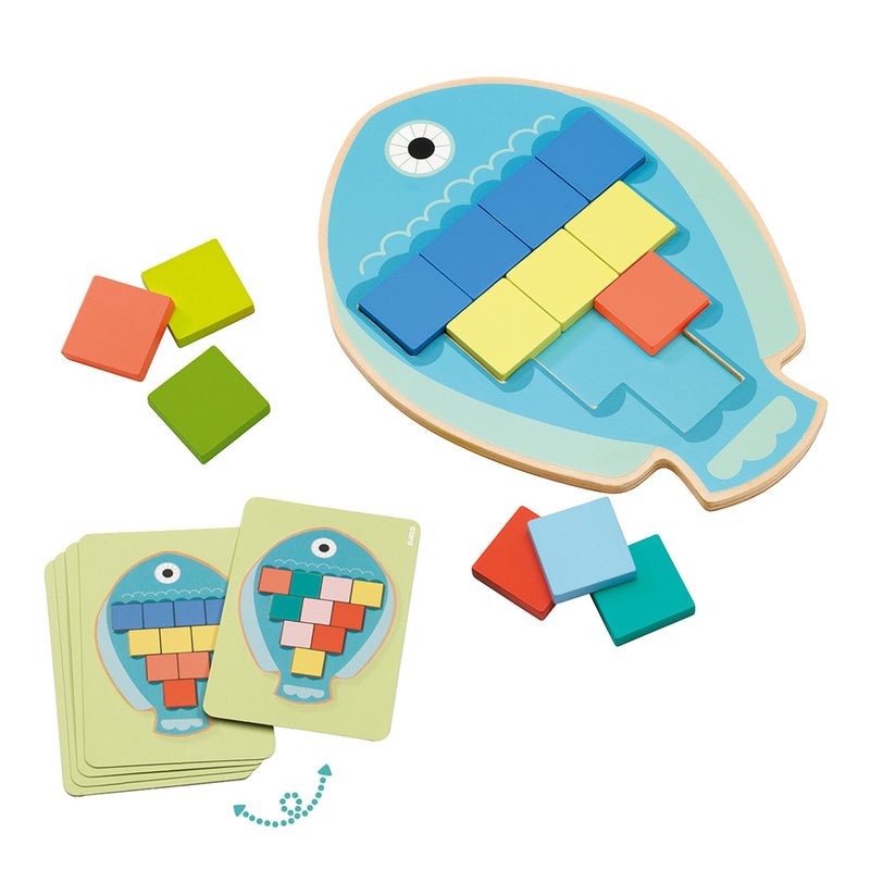 DJECO Mosa Color - Educational Wooden Games