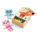 DJECO Dressup - mix - Wooden Puzzles
