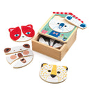 DJECO Face - mix  - Wooden Puzzles