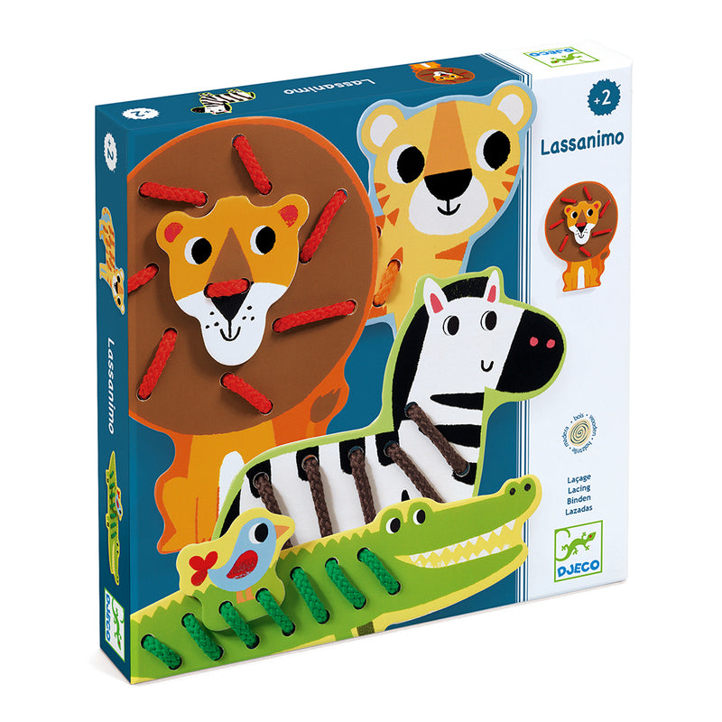 DJECO Lassanimo - Educational Wooden Games