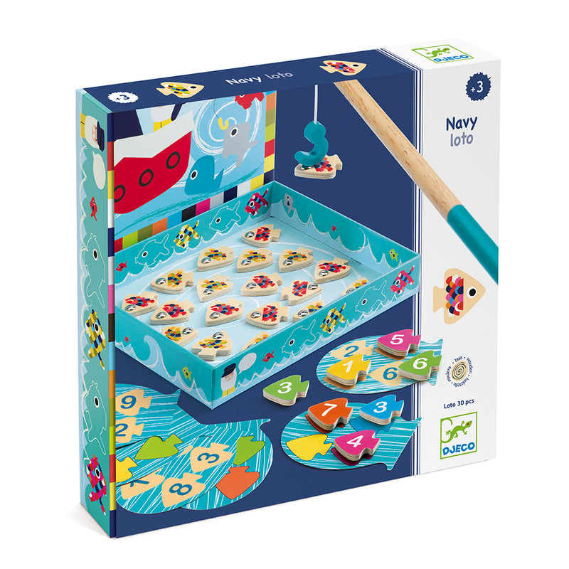 DJECO Navy loto - Educational Wooden Games