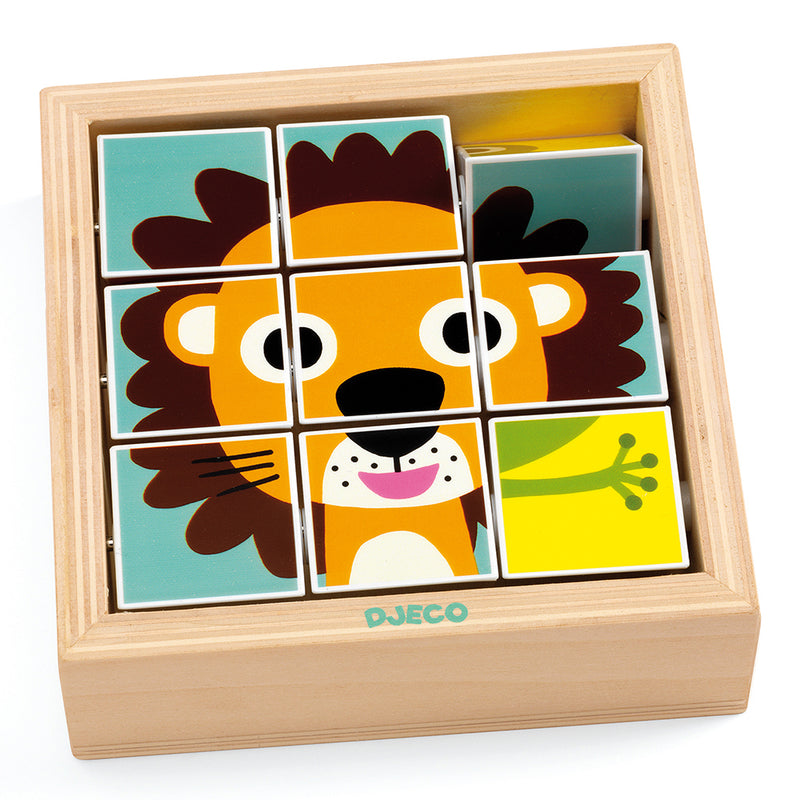 DJECO Tournanimo - Wooden Puzzles