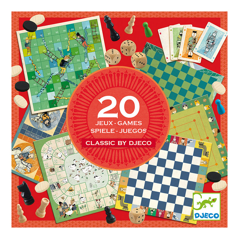 DJECO 20 Classical Games Box Set