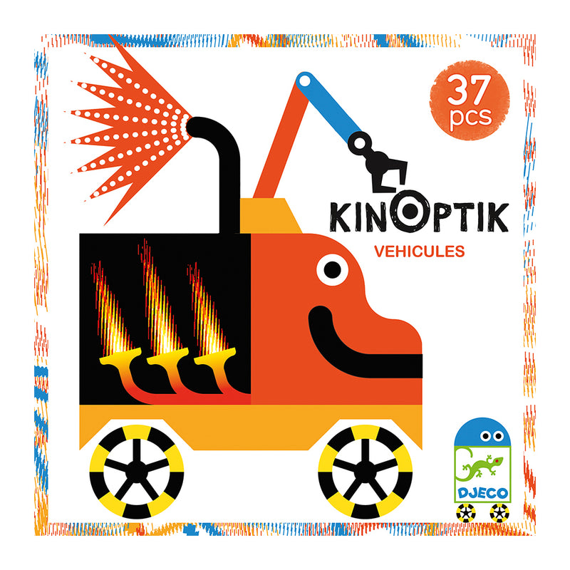 DJECO Kinoptik Vehicles 32 pcs Construction Toys