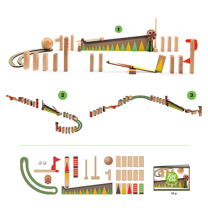 DJECO Zig & Go 27 pieces Construction Toys