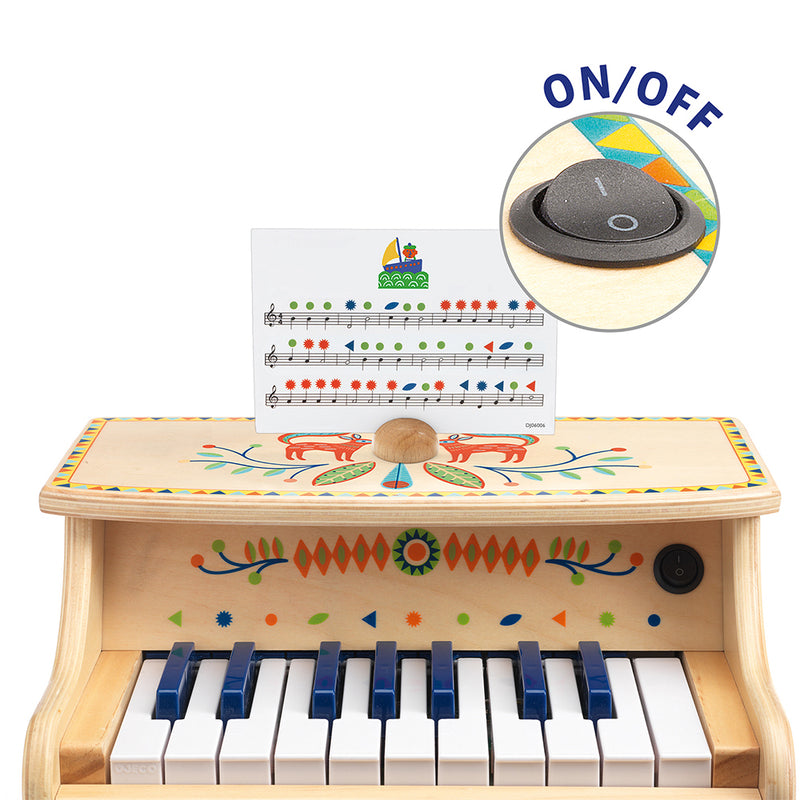 DJECO Electronic Piano 18 keys Animambo - Music Instrument