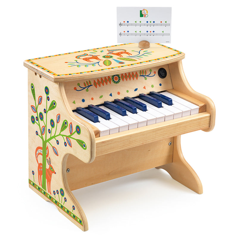 DJECO Electronic Piano 18 keys Animambo - Music Instrument