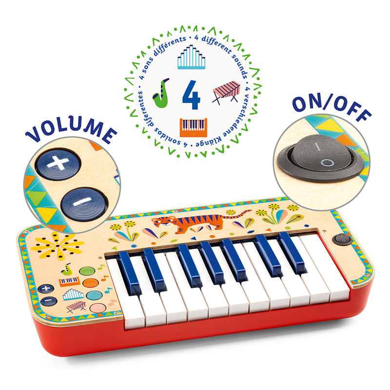 DJECO Synthesizer Animambo - Music Instrument