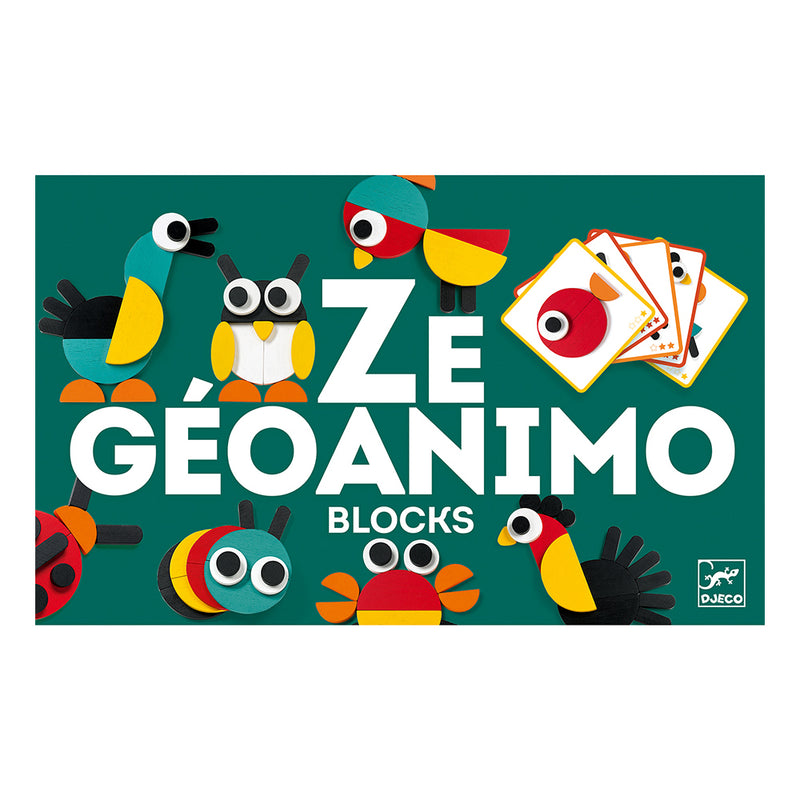 DJECO Ze Geoanimo - Educational Wooden Games