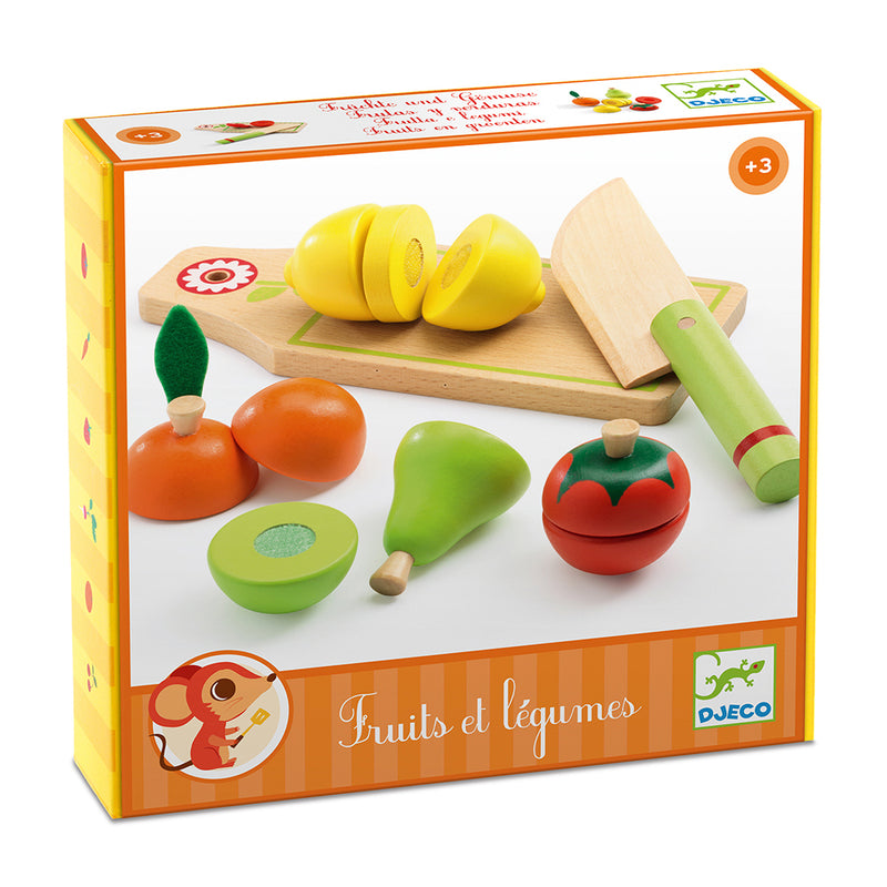DJECO Fruit and vegetables to cut - Role Play Games