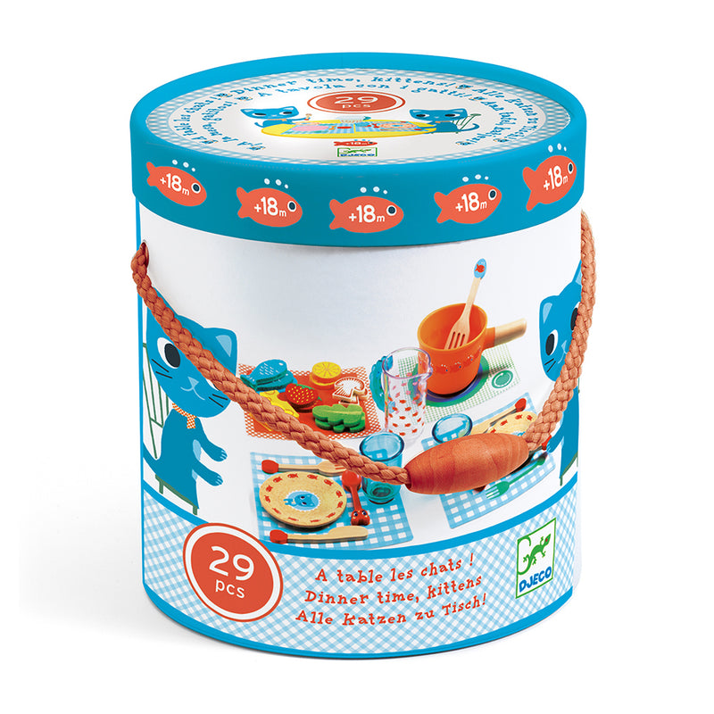 DJECO Dinner Time, Kittens - Role Play Games