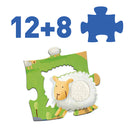 DJECO Tactile farm - 24 pcs Puzzles