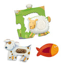 DJECO Tactile farm - 24 pcs Puzzles