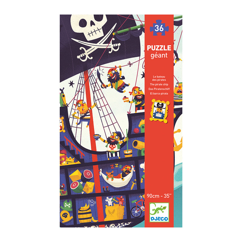 DJECO The Pirate Ship 36 pcs Puzzles