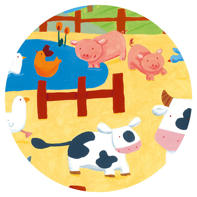 DJECO The cows on the farm - 24 pcs Puzzles