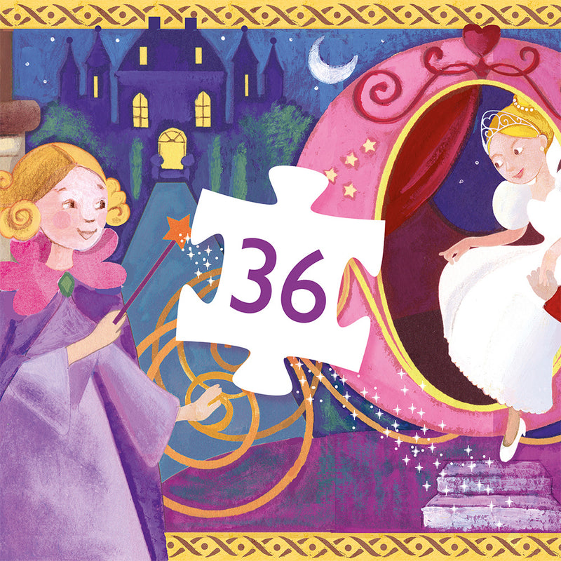 DJECO Cinderella - 36 pcs Puzzles