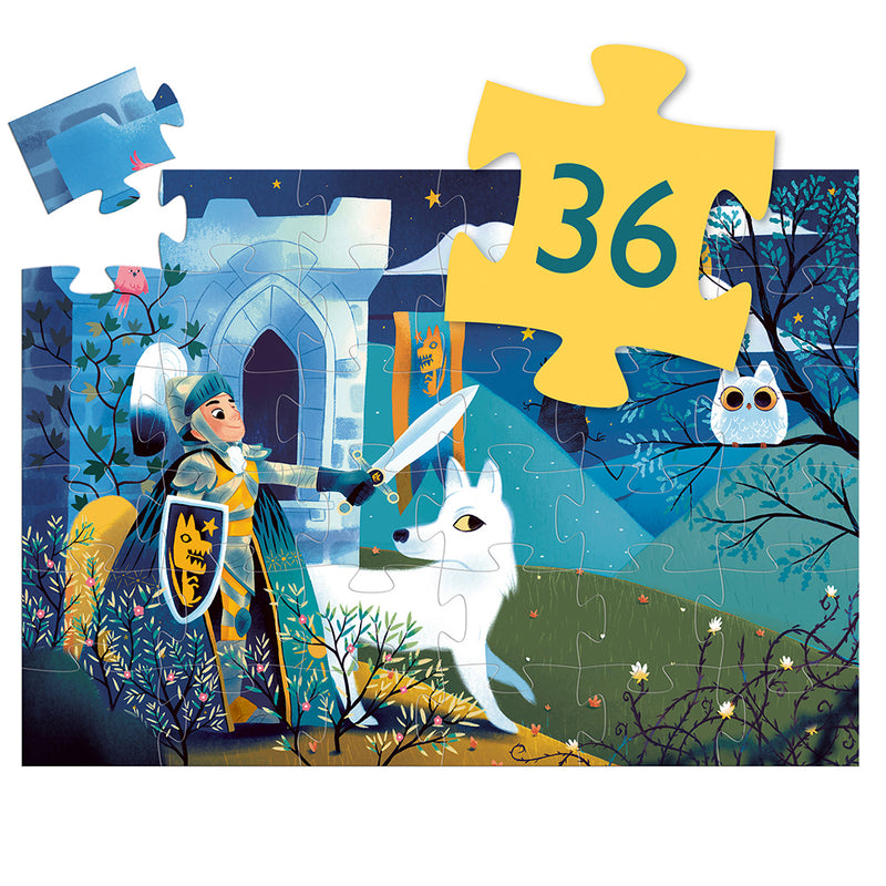DJECO Full moon knight - 36 pcs Puzzles