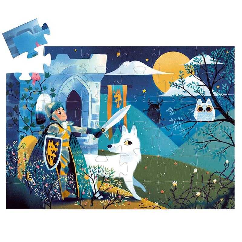 DJECO Full moon knight - 36 pcs Puzzles